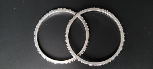 OXIDISED SILVER BANGLES