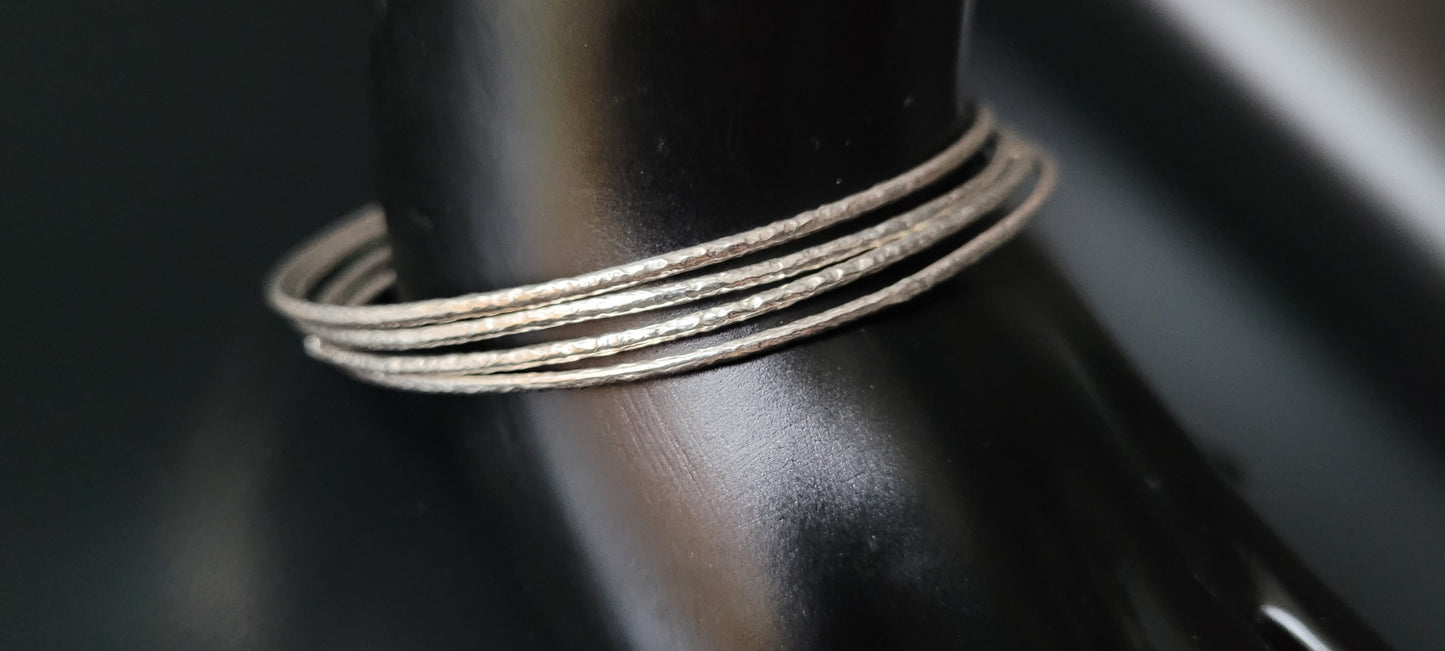 OXIDISED SILVER BANGLES