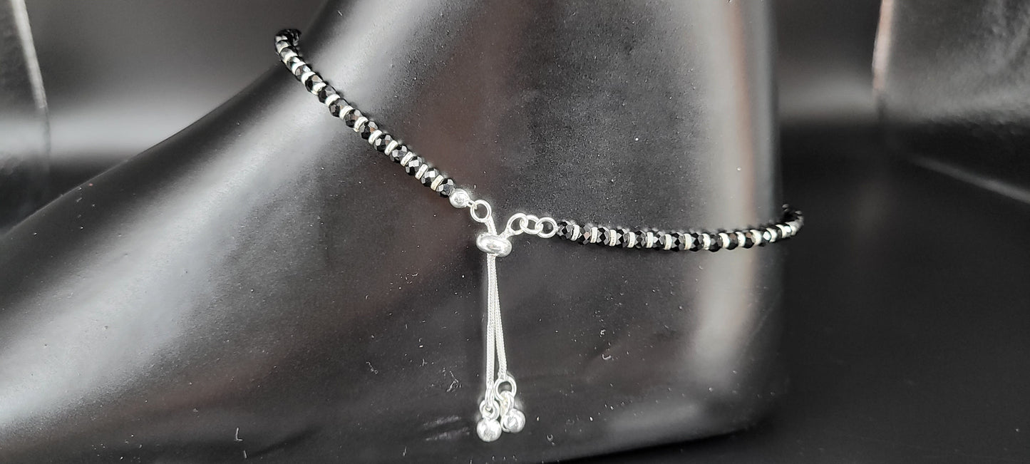 SILVER SINGLE ANKLET