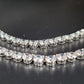 SILVER ZIRCON ANKLETS