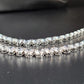 SILVER ZIRCON ANKLETS