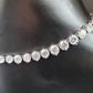 SILVER ZIRCON ANKLETS