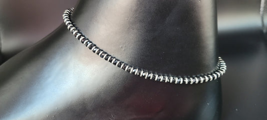 SILVER SINGLE ANKLET