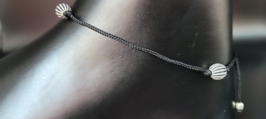 SILVER SINGLE ANKLET