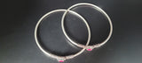 SILVER HASLI ANKLETS
