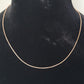 ROSE GOLD PLATED SILVER CHAIN