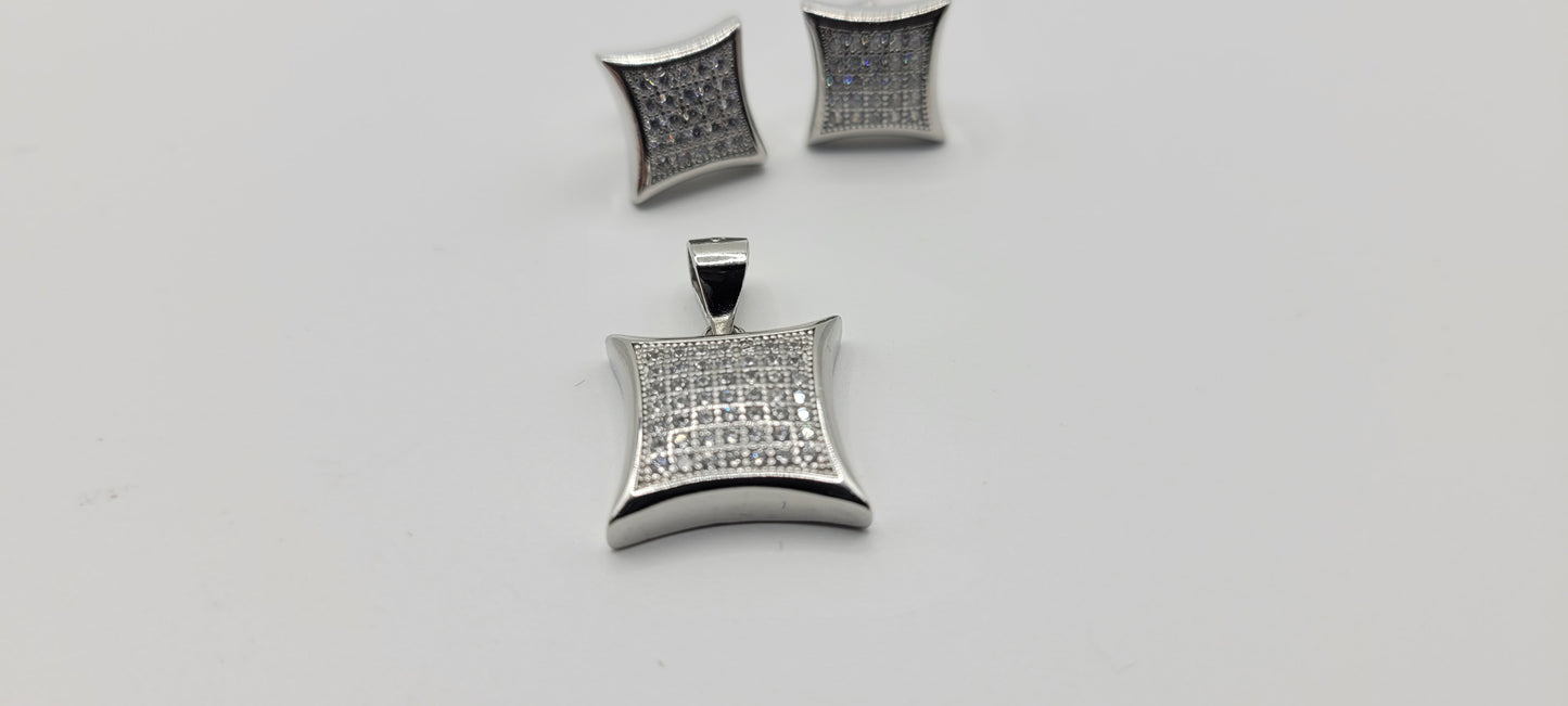 SILVER PENDANTS SET