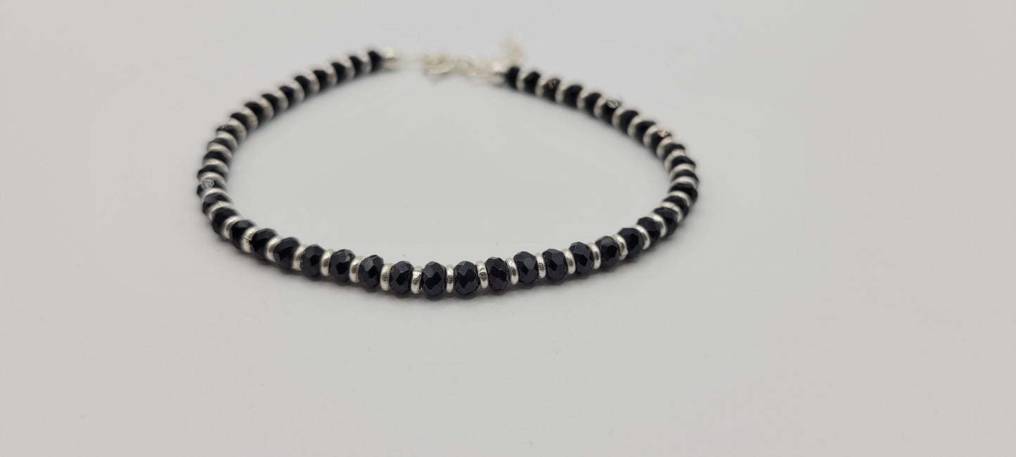 SILVER BEADS BRACELET