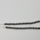 SILVER BEADS EVIL EYE BRACELET