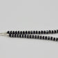 SILVER BEADS EVIL EYE BRACELET