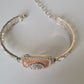 SILVER ROSEGOLD BRACELET